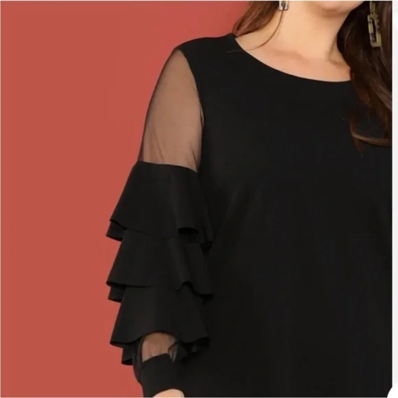 SHEIN Ruffle Dress L - Picture 9 of 9